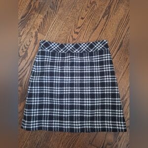 Womens J.CREW plaid Checkered Skirt, Size 2.